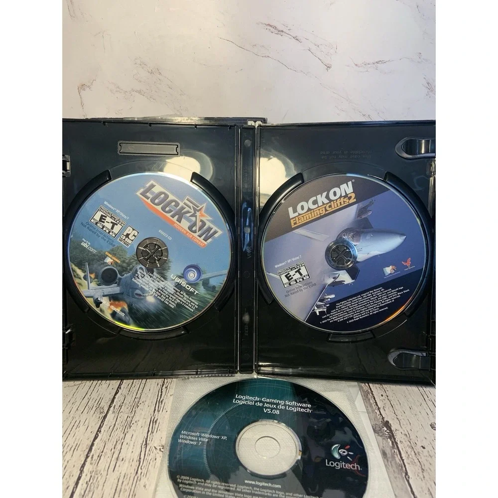 Lock On: Platinum Windows PC‎ 2010 Combat Jet Fighter Game Extra Software